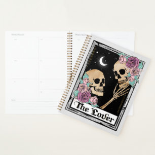 Agenda Esqueletos románticos florales