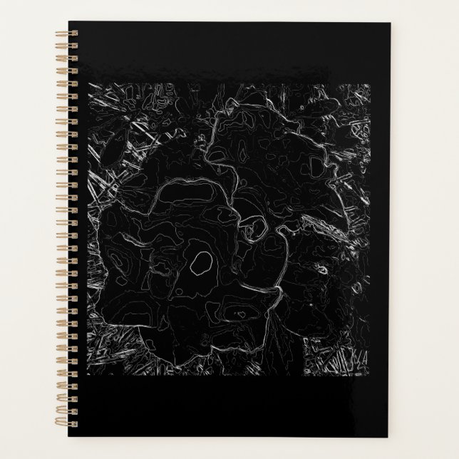 Agenda Esquema floral (Anverso)