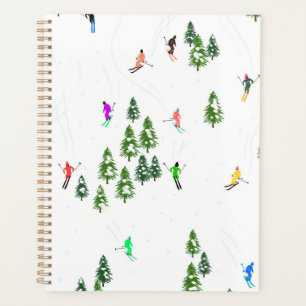 Agenda Esquí de Ilustracion alpino freeride