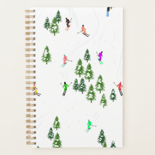Agenda Esquí de ilustracion alpino freeride