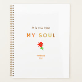 Agenda Está bien con mi SouL | Decal religioso | Biblia