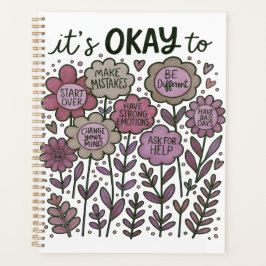 Agenda Está Bien Ser Floral Boho
