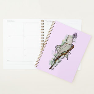 Agenda Esta es mi varita mágica - mano de bruja gótica