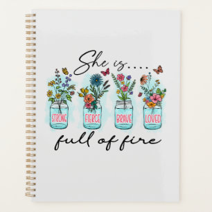 Agenda Está llena de fuego - Vibrante potenciación floral