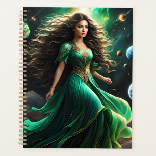 Agenda Esta mujer llamativa tiene el pelo oscuro y ondula