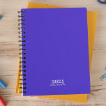 Agenda Estacionamiento personal ・ Semana Azul Eléctrico<br><div class="desc">Planner anual simple de papel personal. Planificador de 12 meses con resúmenes mensuales y hojas de planificación semanales. Contacte para obtener ayuda en la personalización.</div>