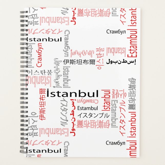 Agenda Estambul (Anverso)