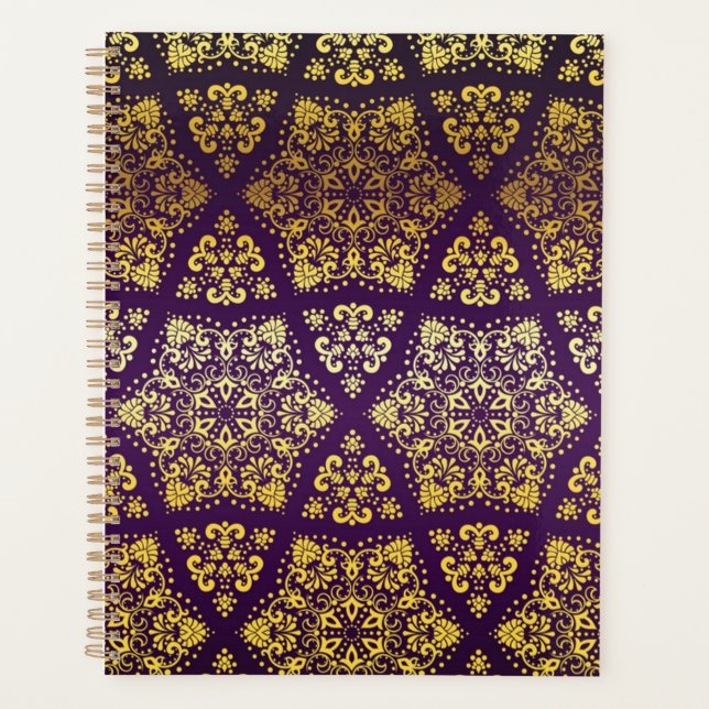 Agenda Estampado de brocado (Anverso)