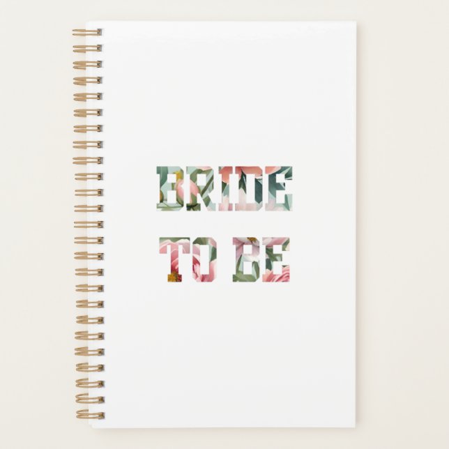 Agenda Estampado Floral Novia Próxima (Anverso)