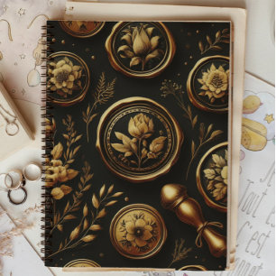 Agenda Estampilla de la Academia Oscura Vintage Gótica Fi