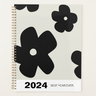 Agenda Estándar (8,5" x 11"), cubierta dura, espiral negr