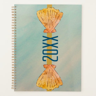 Agenda Estanques de vieira de color azul de oro submarino