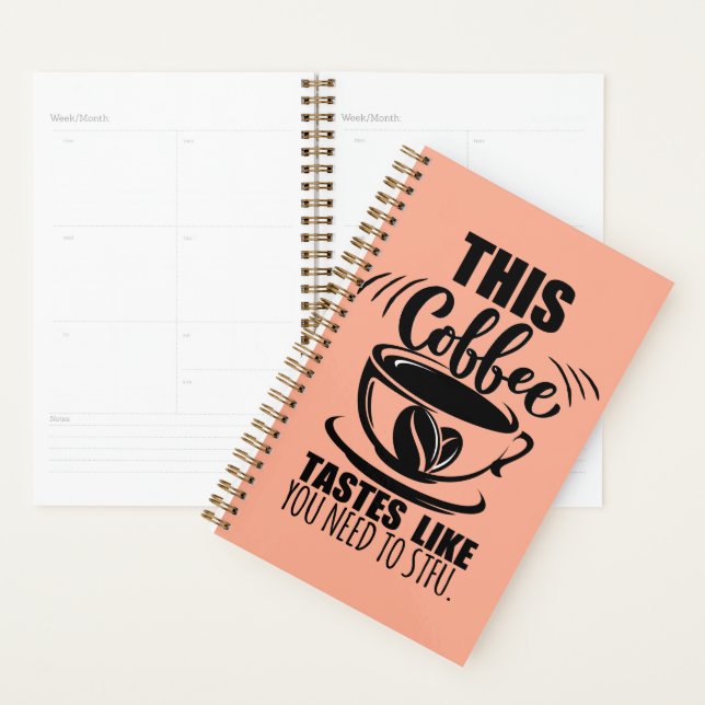 Agenda Este café sabe como que necesitas callarte (Demostración)