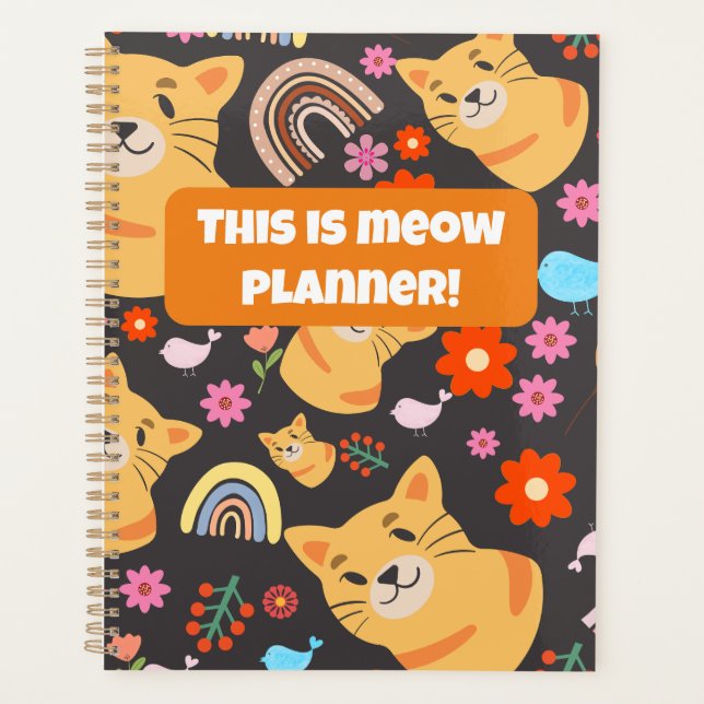 Agenda "¡Este es Meow Planner! Un regalo para los amantes (Anverso)