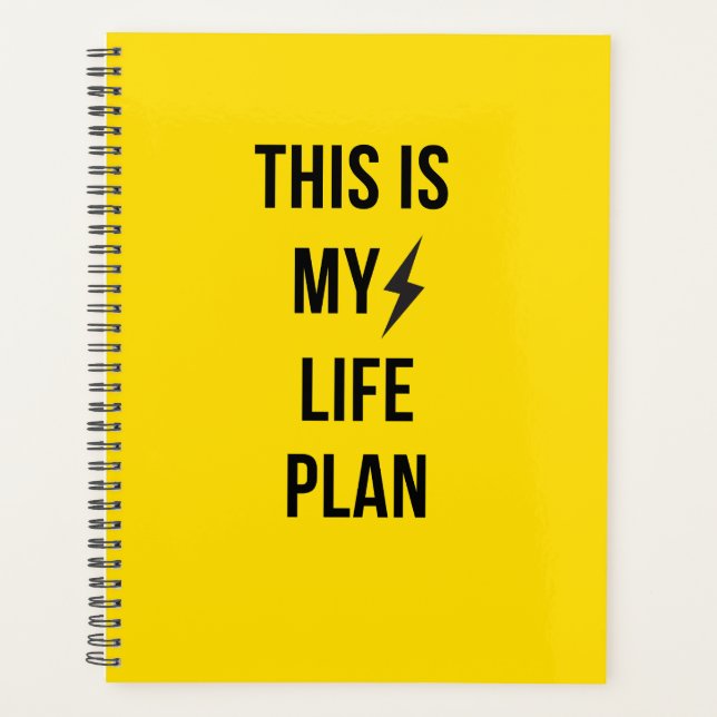 Agenda Este es mi plan de vida™ (Anverso)
