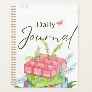 Agenda Estética caprichosa de gofre y jardín botánico