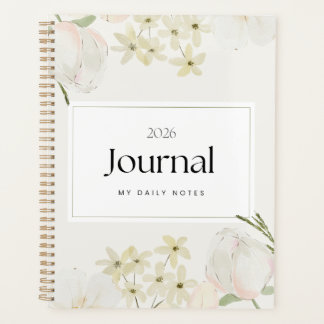 Agenda Estética elegante minimalista y floral en pastel s