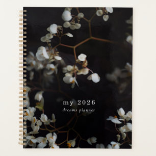 Agenda Estética floral oscura