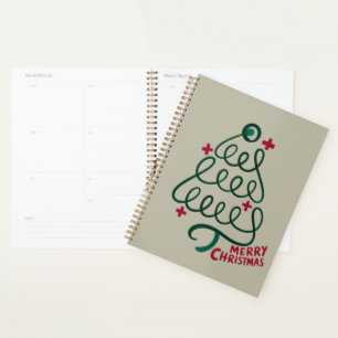 Agenda Estetoscopio Feliz Navidad CNA Trabajador Médico