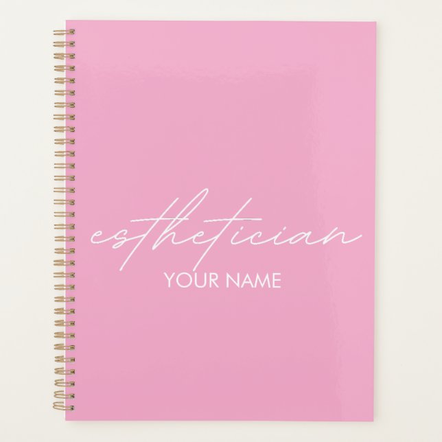 Agenda Esthetician Notebook - Personalized Gift (Anverso)
