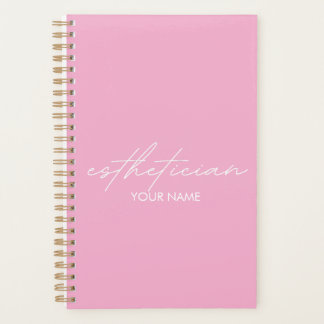 Agenda Esthetician Notebook - Personalized Gift Planner