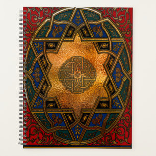 Agenda Estilo Arábico Art Deco Antiguo