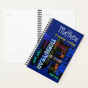 Agenda Estilo de graffiti Repeating Tiger Year 2022 Elija