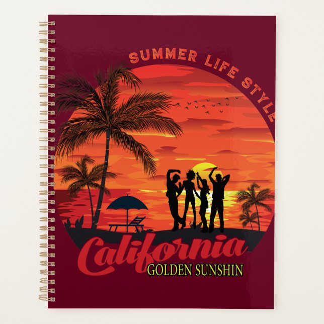 Agenda Estilo de vida de verano (Anverso)
