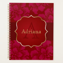 Estilo rojo asiático personalizado