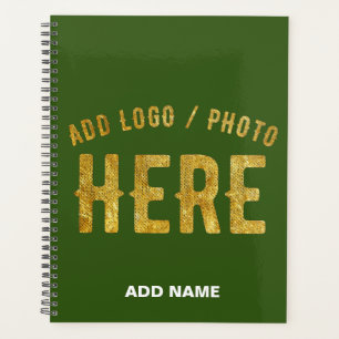 AGENDA ESTILOSA MARCA VERDE BOSQUE MODERNA PERSONALIZADA
