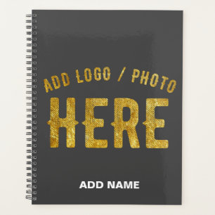 AGENDA ESTILOSO MODERNO PERSONALIZABLE GRIS VERIFICADO DE
