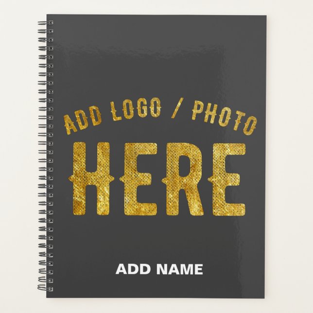 AGENDA ESTILOSO MODERNO PERSONALIZABLE GRIS VERIFICADO DE (Anverso)