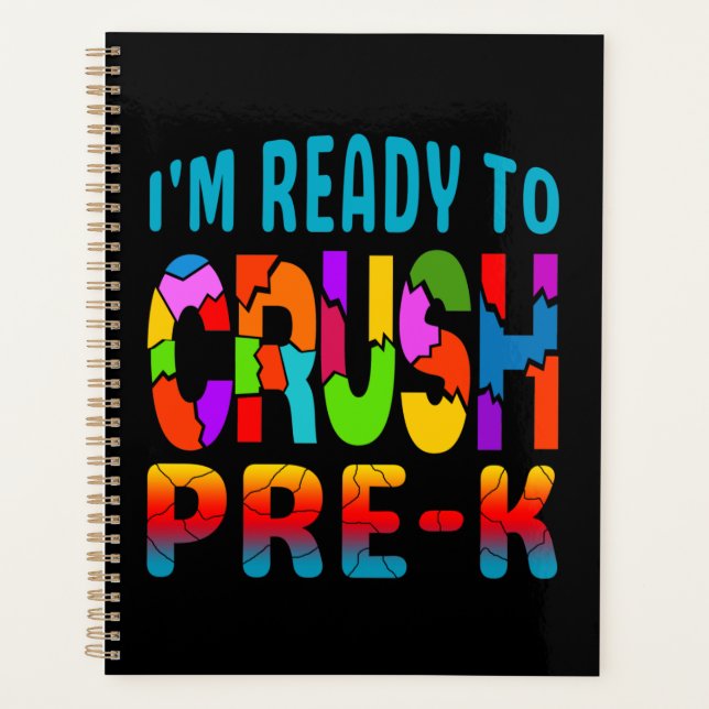 Agenda estoy listo para aplastar prek (Anverso)