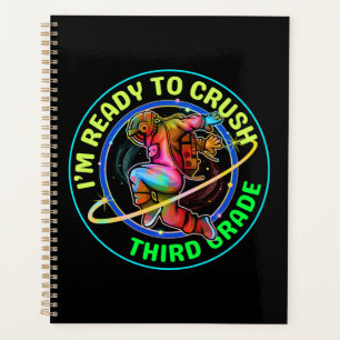 Agenda Estoy listo para aplastar tercer grado
