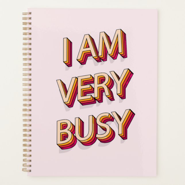 Agenda Estoy Muy Ocupado (Anverso)