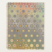 Estrella persa azul y rosa