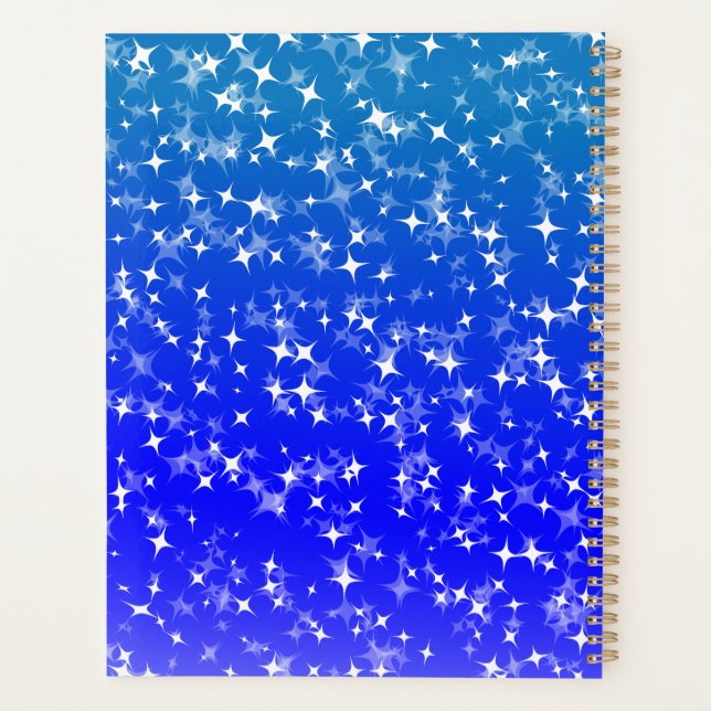 Agenda Estrellas de cielo azul (Reverso)