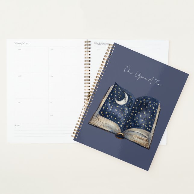 Agenda Estrellas Luna Libro Érase Una Vez (Demostración)