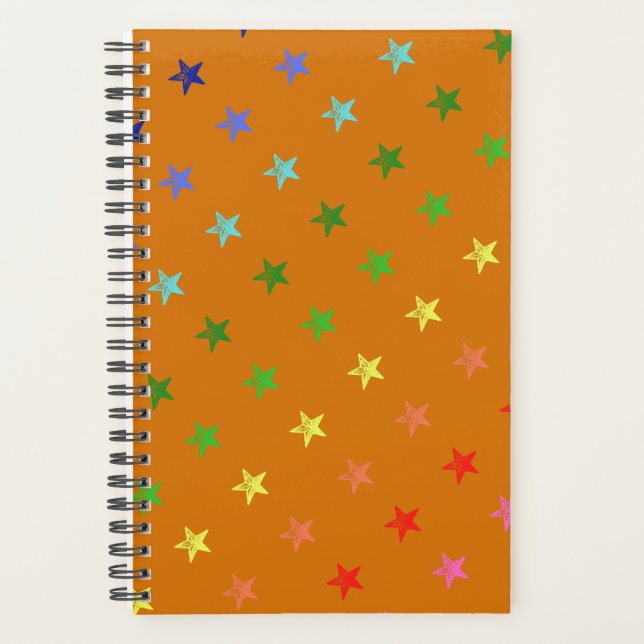 Agenda Estrellas multicolores de Crayon (Anverso)
