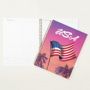 Agenda Estrellas y rayas de Estados Unidos