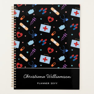 Agenda Estudiante de Enfermería de Enfermeras RN Patrón