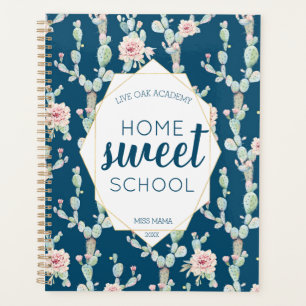 Agenda Estudiante de Watercolor Cactus Homeschool