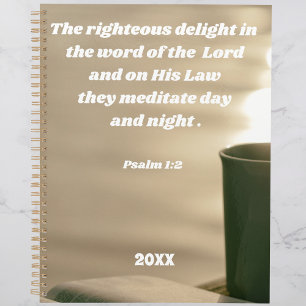 Agenda Estudio de la Biblia Salmo 1 Escritura Verso