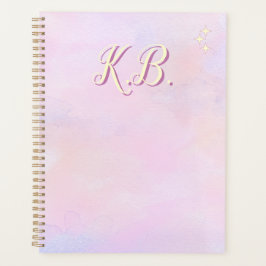 Agenda Estudio Esencial Rosa Caprichoso con Acuarela