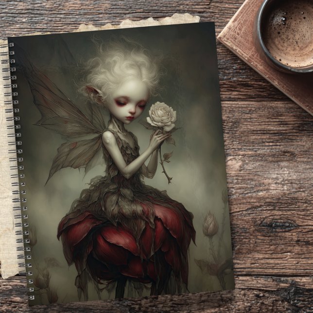 Agenda Ethereal Dark Fairy in Petal Dress with Rose  (Subido por el creador)
