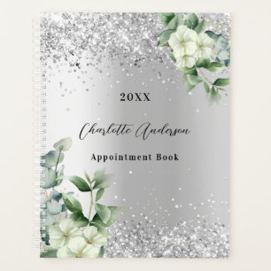 Agenda Eucalipto blanco plateado