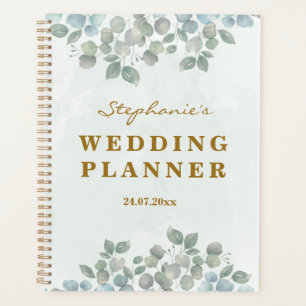 Agenda eucalipto sage green watecolor