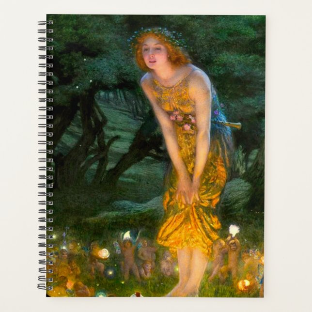Agenda Eve del verano medio Edward Robert Hughes (Anverso)