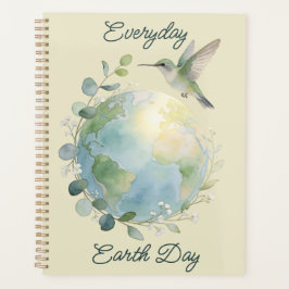 Agenda Everyday Earth Day Hummingbird Bird