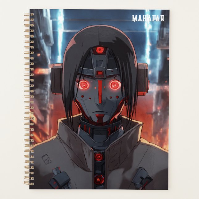 Agenda **"Evolución de Cyber Itachi"** (Anverso)